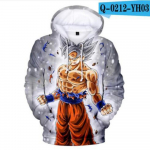 Jaapan Anime Harajuku Meeste Pusad vabaaja dressipluus T&auml;navar&otilde;ivad Kevad-s&uuml;gis Pullover Mood pikkade varrukatega Meeste 3D Prinditud R&otilde;ivad 4XL