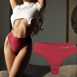 FINETOO Naiste k&otilde;rge v&ouml;&ouml;kohaga stringid &Otilde;mblusteta alusp&uuml;ksid M-2XL Pehme G-stringiga naiste T-selja aluspesu Suures suuruses alusp&uuml;ksid pesu 2023 M-L