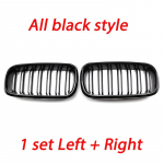 Esikapoti neeruv&otilde;re kaitseraud, must topeltv&otilde;re, sobib BMW F15 X5 F16 X6 2014-2017 X5M X6M autotarvikute jaoks All Black