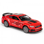 1:32 skaalaga Mustang Shelby GT500 metallist mudelautod, survevalu tagasit&otilde;mmatav m&auml;nguauto helide ja tuledega M&auml;ngukingitused &uuml;le 3-aastastele lastele 1/32-16.2x7x4.7cm punane