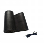 Punutis roolil Auto rooliratta kate n&otilde;elte ja niidiga kunstnahast l&auml;bim&otilde;&otilde;t 38cm auto auto A-Black