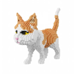 Kassiplokk Loomamaailm P&auml;rsia kass Tabby Kitten Lemmikloom 3D DIY Mini Teemantklotsid Tellised Ehitusm&auml;nguasi lastele Kingitus