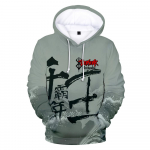 Kevad-s&uuml;gis 3D prinditud Jaapani Anime Meeste Hoodid Suurem&otilde;&otilde;tmeline dressipluus Gooti pikkade varrukatega Pullover Meeste dressipluus Harajuku Topid S