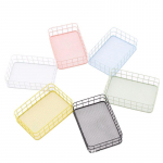 P&otilde;hjamaade kullast metallist rauast meigipliiats Hoiukorv Kontori lauaarvuti Meigipintslid Hoidja Laua Kosmeetika Korraldaja Rist must