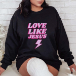 V&auml;rviline armastus nagu Jeesus Kristlik sviiter Retro naiste pikkade varrukatega kampsun Piibli pulloverid S