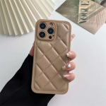 Moodne rombikujuline nahast telefoni&uuml;mbris iPhone'ile 15 14 13 12 11 Pro Max Luxury p&otilde;rutuskindel kate iPhone'ile 15 14 13 12 11 iPhone 11 valge