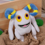 QKEWURO Wubbox Plush My Singing Monsters Pehme t&auml;idisega pl&uuml;&uuml;sis nukk, 11-tolline armas koletism&auml;nguasi lastele ja m&auml;nguf&auml;nnidele