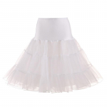Naiste Cosplay Alusseelik Rockabilly Kleit Pruudi alusseelik Tutu Crinoline Rockabilly 50ndate pulm L