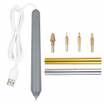 4 rulli kuldne ja h&otilde;bedane kuum fooliumpaber, kuum fooliumrull, mida kasutatakse kuuma fooliumipliiatsiga Hot Stamping Pen Set hall