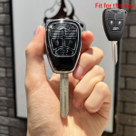 Auto v&otilde;tme&uuml;mbrise kaanehoidja Jeep Compass Patriot Liberty Grand Cherokee Chrysler 300 PT Dodge JCUV kaliiber Nitro Renegade Wrangler Protector Key Case