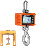 Digitaalne kraanakaal 1000 kg / 2204 naela, t&ouml;&ouml;stusliku kraanakaalu LCD-taustvalgustus koos &uuml;hikuvahetuse/andmete hoidmise/taara/nulliga oranž