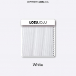 1 TK LOZUJOJU Valge l&otilde;imega kudumine t&uuml;llkardinaga akna l&auml;bipaistev kardin r&otilde;du kodukaunistamiseks W100cm x L130cm valge