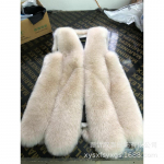 Karusnahast Talvine Uus Korea soe karusnahast vest naiste keskmise pikkusega Korea Slim Fit Faux Fox kasukas S