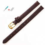 8 mm 10 mm naiste t&uuml;drukute &otilde;huke ehtsast nahast rihm, kvaliteetne kellatarvikud rihmapaela Kellarihm roosakuldne n&ouml;&ouml;pn&otilde;elaga pannal 8mm