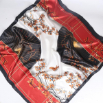 Kvaliteetsed luksuslikud siidist sallid peapael Sallid kaelasall naistele kett siidist sall naiste dekoratiivne sall 90*90cm