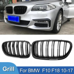 BMW 5. seeria jaoks F10 F11 F18 520 523 525 520d 530d 540i iluv&otilde;re Auto esiv&otilde;re neerus&otilde;idugrill l&auml;ikiv must 10-17