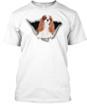 Rebenenud Cavalier King Charlesi spanjel Standard Unisex T-s&auml;rk S