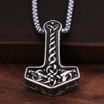 Nordic Vintage Thor Hammer Meeste ripats Viking Celtic Knot Kaelakee Kaitse Ehted Kingitus Aksessuaarid