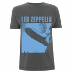Led Zeppelin LZ1 Charcoal ly Rock Band Unisex T-s&auml;rk S
