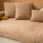 Pehme pl&uuml;&uuml;sist diivanikate elutoa kaunistamiseks Universaalne nurgar&auml;tik libisemiskindel pehme diivanipadi Paks tahke talv 70*70CM