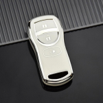 3 4 nupuga TPU autov&otilde;tme &uuml;mbrise kaane kattepulk Nissan Sentra Armada 350Z Altima Maxima jaoks Infiniti FX35 EX35 FX45 QX56 G35 M45 I35 jaoks 3 Button Key case valge
