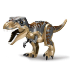 Suur hall t&uuml;rannosaurus dinosaurus LEGO-ga &uuml;hilduv klots, hall gray