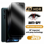 3 tk spioonivastane privaatsusekraani kaitsekile Oppo A98 A78 A58 A38 A18 A57S A2X Find X3 Lite karastatud klaasile Huawei P Smart 2019 puhas