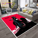 3D vana mootorratta retro vaibavaip kodu elutoa magamistoa m&auml;ngutoa diivani uksemati sisekujundus, lasteala vaip libisemiskindel p&otilde;randamatt 40x60cm