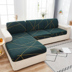 Elasticity diivanikatted elutuppa Prinditud diivani istmekate L-kujuline diivanipadi tooli kate katte kate Funiture Protector Normal Size1(S)-1pc