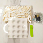 Laste m&auml;nguasjad Ehitusklotsid Kinkeplaadi kujuke 260g Umbes 200 tk Pusle DIY lastele 16 v&auml;rvi/segav&auml;rvi/poiste/t&uuml;drukute stiilis