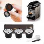 3 tk korduvt&auml;idetavad kohvi vastupidavad filtrid, h&otilde;bedane