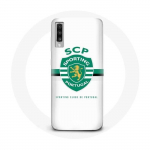 Samsung Galaxy A70 &uuml;mbris scp sport portugali valgel taustal