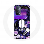 Oppo A93 5G &uuml;mbris BTS armee logoga Bangtan Subs