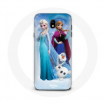 Coque Samsung Galaxy J3 2017 La Reine Des Neiges Elsa Anna Olaf