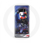 &Uuml;mbris Samsung Galaxy S8 vormel 1 Pierre Gasly F1 Racing Driveri jaoks punane sinine