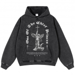 2024 Streetwear Cross Angel Statue Graphic Unisex kapuuts S must