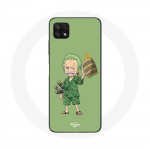 Coque pour Samsung Galaxy A22 5G One piece Manga Roronoa Zoro