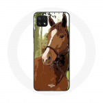 &Uuml;mbris Samsung Galaxy A22 5G Quarter Horse Brown Horse Breed jaoks