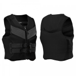 OLIKEI professionaalne p&auml;&auml;stevest t&auml;iskasvanutele ujuvusvest v&auml;litingimustes p&auml;&auml;stevees veesport p&auml;&auml;stevest Rafting surfamine mootorpaadid ohutusvest 110KG XXL-80-90KG must