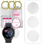 3x apgo Hydrogel Screen Protector for Amazfit GTR 3, Hydrogel Film, with positioning layer easy installation