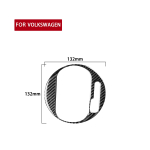 for Volkswagen Beetle 2012- Car Gear Panel Inner Frame Decoration Sticker Decal Cover Trim Auto Accessories Carbon Fiber Left-hand Drive