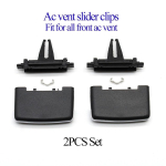 LHD RHD W204 kliimaseadme vahelduvvoolu ventilatsiooniv&otilde;re v&auml;ljalaskeava kattepaneel Mercedes Benz C klassile 180 200 220 230 260 300 350 2007-2011 Slider 2PCS black