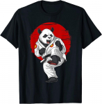 Panda Karu Karate Kickboxing Kung Fu Taekwondo V&otilde;itluskunstide Unisex T-s&auml;rk S