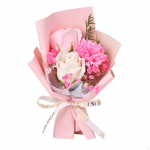 Miniseebi lillekimp, kunstlik vannilill, s&otilde;brap&auml;eva kingitus, lilleseade 15cm_pink paper