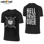 Creative CM Punk Hell Froze Over T-s&auml;rk Meeste &uuml;mara kaelusega puuvillane T-s&auml;rk L&uuml;hikeste varrukatega Ees Taga Kahe k&uuml;ljega T-s&auml;rk S&uuml;nnip&auml;evatopsid 6XL