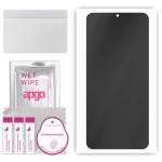 apgo Hydrogel Privacy Matte Screen Protector for Huawei Enjoy 9s, Anti Spy, Hydrogel Film, Flexible, Soft TPU with positioning layer easy installation
