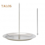 Al Pastor Skewer Vertikaalne varras Tacos Kebabide jaoks 2 eemaldatava naelaga 8-tolline Shawarma hammas niiskust s&auml;ilitav grillpann BBQ grillitarvik h&otilde;be