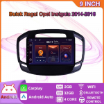 Android 2 Din auto multimeediumipleier Buick Regal Opel Insignia 2014-2016 peaseadmele Stereo Carplay GPS-navigatsioon BT WIFI 4+64GB 2+32GB