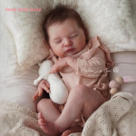 20-tolline vasts&uuml;ndinud beebide nukk Laura suletud silmadega juba maalitud realistlik k&auml;sitsi valmistatud 3D &uuml;ksikasjalik veenide simulatsioon nukk Bebe Reborn nukum&auml;nguasjad lastele cloth body