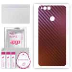 apgo skin sticker film foil vinyl for the BACK compatible with Honor 8, scratch-resistant, easy to install - Carbon Chameleon CAKA5